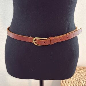 Genuine leather small belt